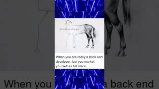POV ur backend dev #memes  #funny #viral #shorts #tech #ai #coding #gaming #horse #art #status #fyp