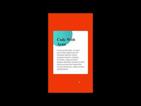 Card Hover Effect CSS #html5 #css3 #frontend