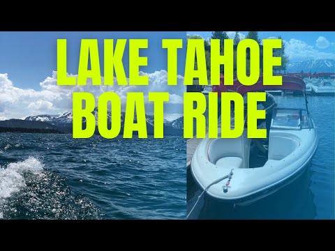 Lake Tahoe Boat Ride | Beautiful Views