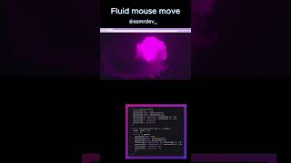 fluid mouse effect #sorts #webdevelopment #coding #html5 #viral #trending #trendingsong