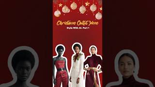Christmas Style with Ai #christmas #techstyle #fashion #fashion #aesthetic #fashiontech #stylewithai