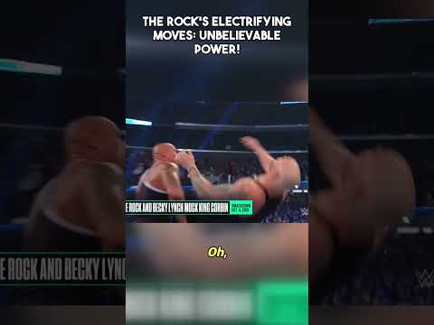 The Rock's Electrifying Moves: Unbelievable Power.