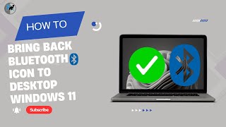 How to Restore Missing Bluetooth Icon on Windows Taskbar..#PCHelp#TechHowTo#QuickFix#ComputerTips