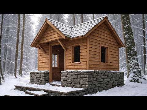 Man’s Incredible Journey to Create a Wooden Haven in the Wild - 2025 Off-Grid Life