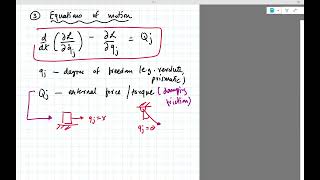 Robotics3D Lec10b: Euler-Lagrange Method with a simple example (Spring 2025)