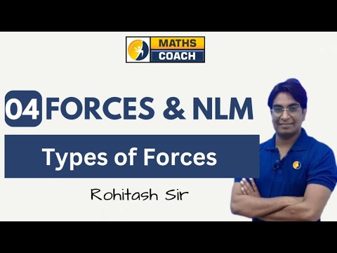 lecture # 4 Types of Forces | Forces & NLM | #physics #jee #neet #airforce #11class
