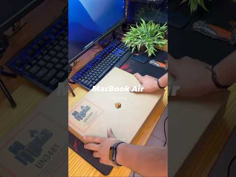 Unboxing MacBook air #unboxing #dayinthelife #motivation #coding #developerlife #apple