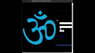 login page with OM #coding #webdevtutorial #python #cssanimation #javascript #shorts