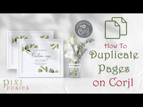How To Duplicate Pages on Corjl or Why Can't I Duplicate Pages on Corjl?