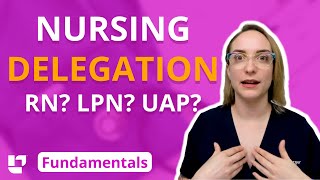 Delegation: leadership - Fundamentals @LevelUpRN