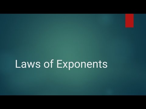Laws of exponents| Quantitative reasoning