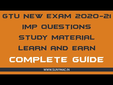 GTU NEW EXAM PATTERN || GTU ANNOUNCEMENT || GTU COMPLETE GUIDE || SUNNY MAC || GTU STUDY MATRIAL