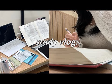 vlog • 혹시 있잖아. 내가 새해부터 공부 열심히 했으면 우리 안 헤어졌을까? 헤어지는 게 아니라 결혼했겠지 • 대학생 일상 브이로그 | law student vlog