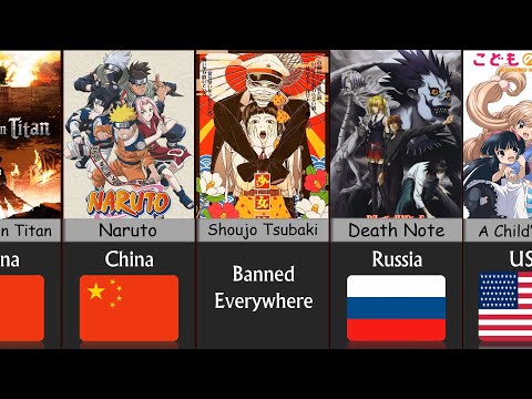 Banned Anime in Diffirent Countries | Top 30 Banned Anime
