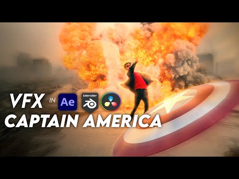 How I Created Captain America's Shield VFX Using Blender & After effects