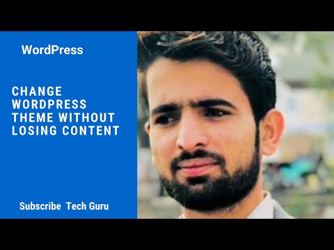 change wordpress theme without losing content|how to make changes in wordpress theme
