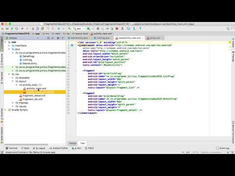 45   Fragments Part 2   Learn Android Application Development