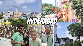 Exploring Hyderabad Vlog | Khairatabad Ganesh Utsav, Birla Mandir & Iconic Places in Hyderabad