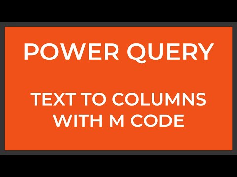 Power Query | Split text into columns