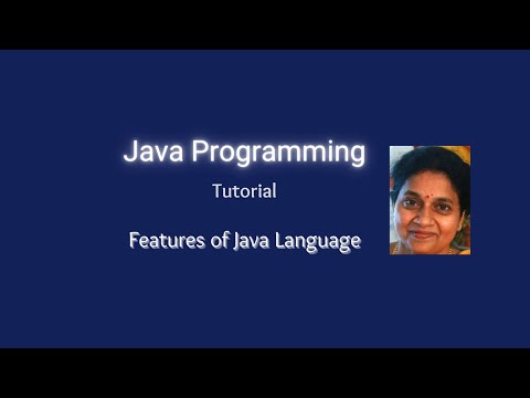 Lesson 2 Features of Java