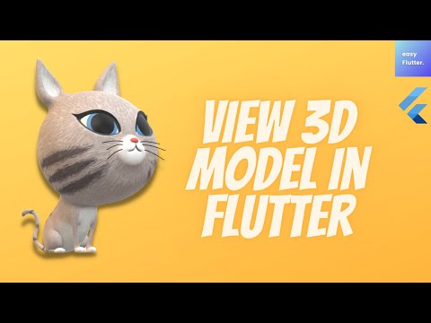 View 3D Models In Flutter App - Flutter 3D Tutorial