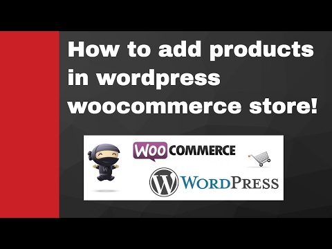 Wordpress woocommerce product add