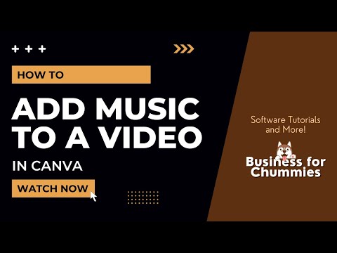 How to Add Background Music to a Video in Canva