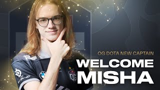 Welcoming Misha as the new captain of OG Dota | #DreamOG