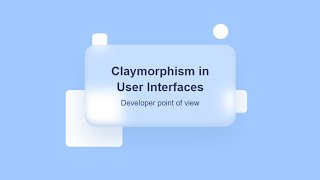 Claymorphism + Glassmorphism UI Design | Latest UI UX Trends HTML CSS