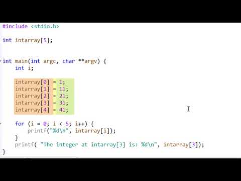 C Programming Basics : Learn C Fundamentals by Coding I PART-39 Arrays