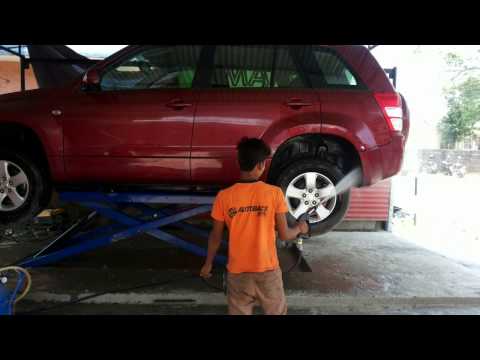 Demo Apex Car Washing Scissor Lift
