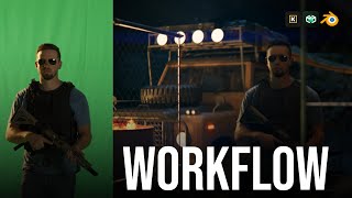 Blender Greenscreen VFX Workflow - (Course Coming Soon)
