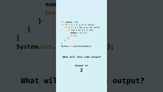 Coding Question Of The Day 13 - What will this code output? #java #codingquestions #shorts