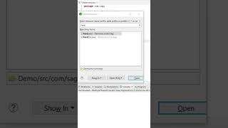 Quick file search in eclipse project explorer  | Use shortcut to save time in development