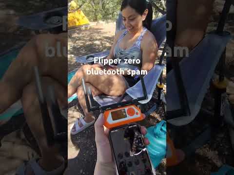 Bluetooth Spam Flipper Zero #flipperzero #camping #bluetooth