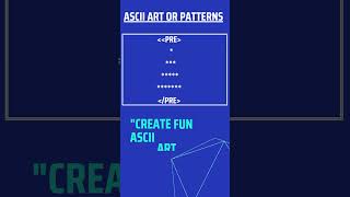 @Westside_Programming Preformatted Text in HTML