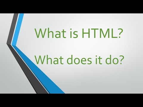 What is HTML for beginners | What is html