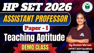 HP SET 2026 | Teaching Aptitude Paper-1 | Demo Class | Assistant Professor | Civilstap