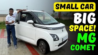 MG Comet EV – Tiny Outside, Big Inside! 🚗✨#electricvehicletalks #comet #mgcometev #mgcomet