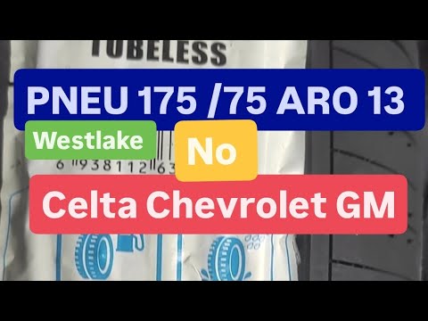 Pneu 175/75 ARO 13 Westlake No Celta GM #aro13  #celta #pneu #corsa #calota #aro #2008 #2007