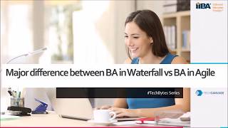 The Role of the Business Analyst in Agile vs. Waterfall - Techcanvass