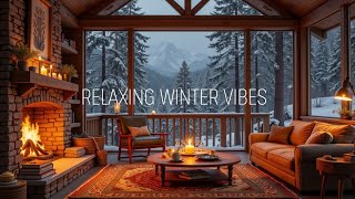 Warm Jazz Vibes for Winter Cabin Relaxation | Smooth Instrumental Jazz Playlist