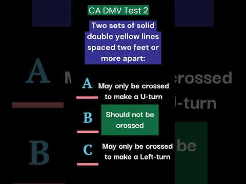 California DMV Written Test 2023 #shorts #cadmv