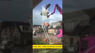 Total Idiot at Work - Wobbly Ladder Edition 😅