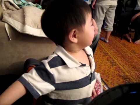 Hmong Baby Brat steals Drank