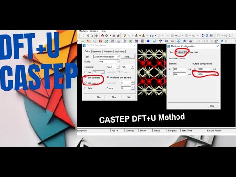 How to apply DFT+U method in CASTEP Material studio| Hubbard U parameter| Correlation Effects|