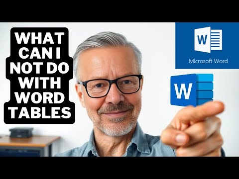 What's So AMAZING About Word Tables in 2024?