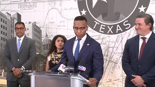 Texas Lawmakers Federal Workforce Cuts - Lawsuit Presser