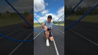 Can he beat a flying LEGO set?! | Daniel LaBelle 🏃 #Shorts