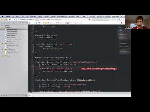 Component Based & Protocol Based Dependency Injection with Daniel Hall